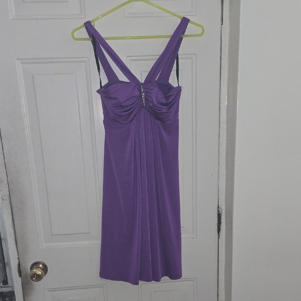 B Darlin Purple Dress